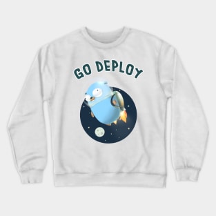 Golang Gopher Go Deploy Crewneck Sweatshirt